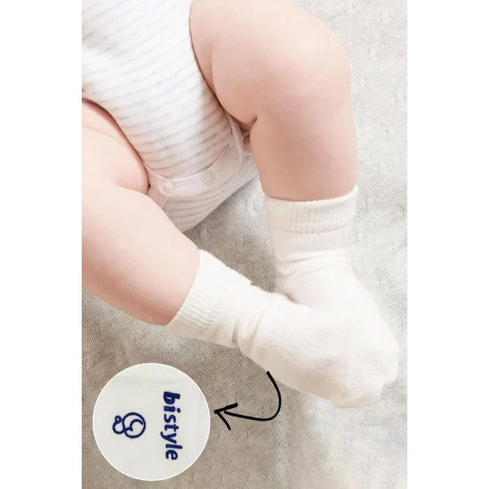 Luz&Pos Puanlı Kaymaz Penye Soket Çorap 3lü Bs10108 İndigo