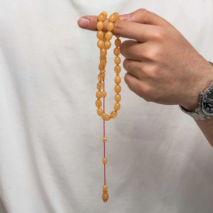 Luz&Pos Sıkma Kehribar Tesbih