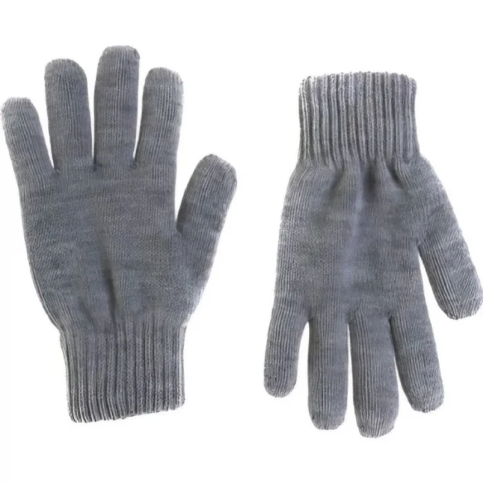 Luz&Pos Unisex Triko Dokuma Eldiven - Gri