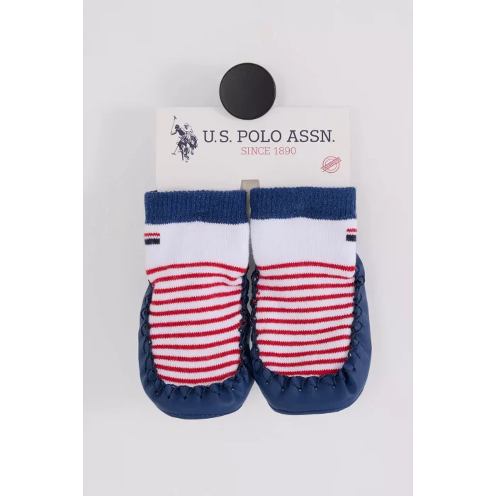 Luz&Pos U.s. Polo Assn Çarık Çorap Usb2600 Beyaz-lacivert