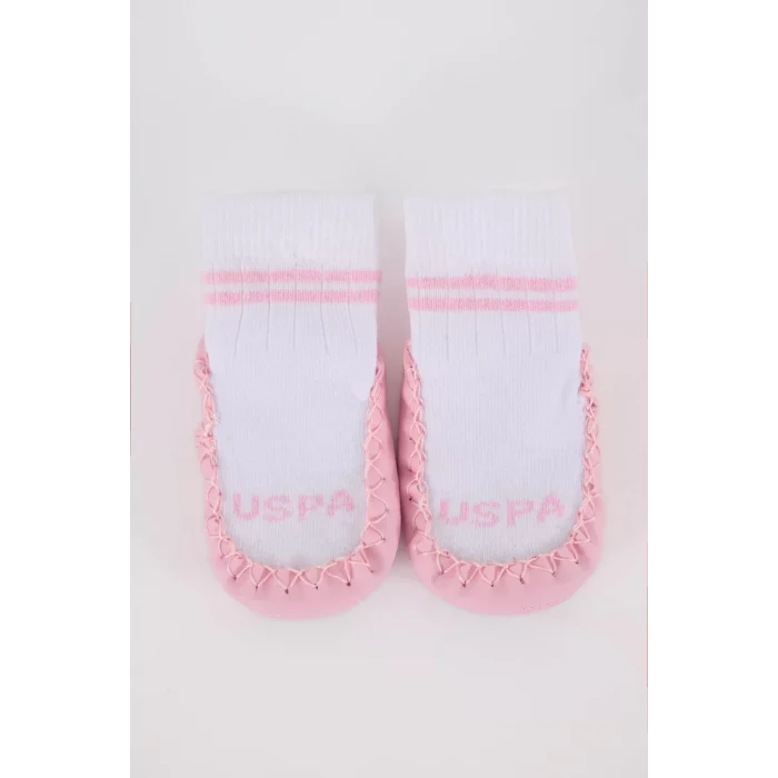 Luz&Pos U.s. Polo Assn Çarık Çorap Usb2800 Beyaz-pembe