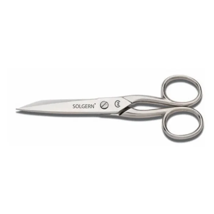 M-218 Sivri Uçlu İplik Temizleme Makası No: 5,5 İnç / 13,97 Cm - Nikel Kaplama