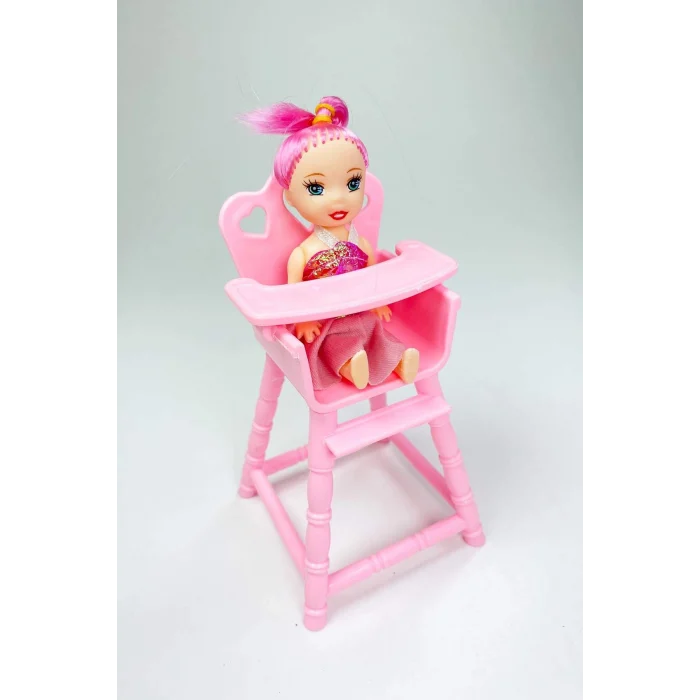 Mama Sandalyeli Parmak Bebek 16 cm