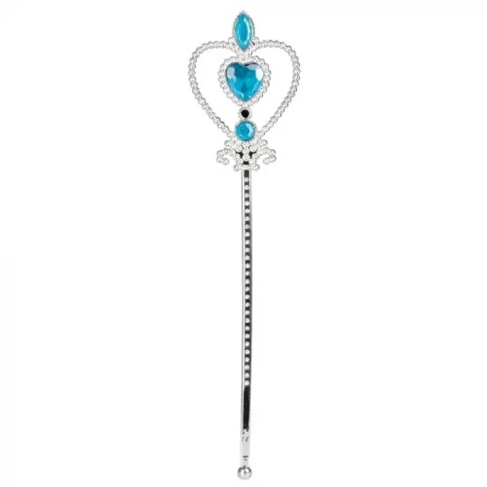 Mavi Renk Kalp İşlemeli Karlar Ülkesi Elsa Asası