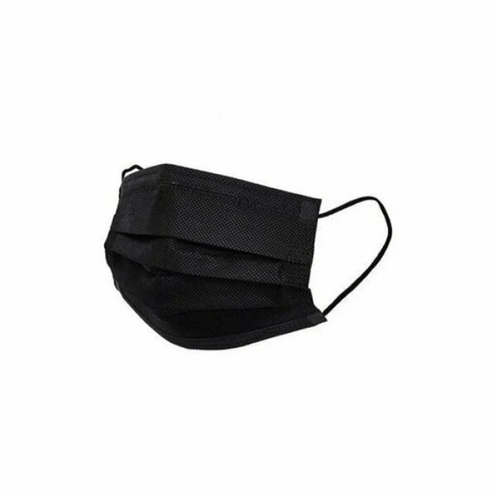 Medikal 50pcs Siyah Cerrahi Yüz Maskesi