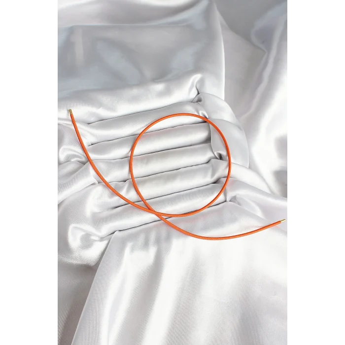 Mıknatıslı Turuncu Renk Sarmal Kadın Bileklik