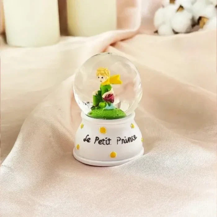 Mini Boy Küçük Prens Kar Küresi Işıklı