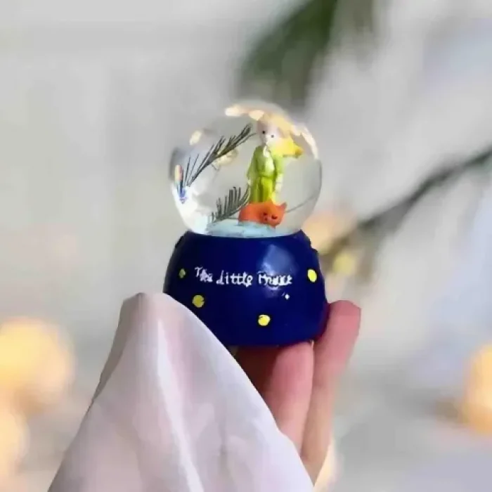 Mini Boy Küçük Prens Kar Küresi Işıklı