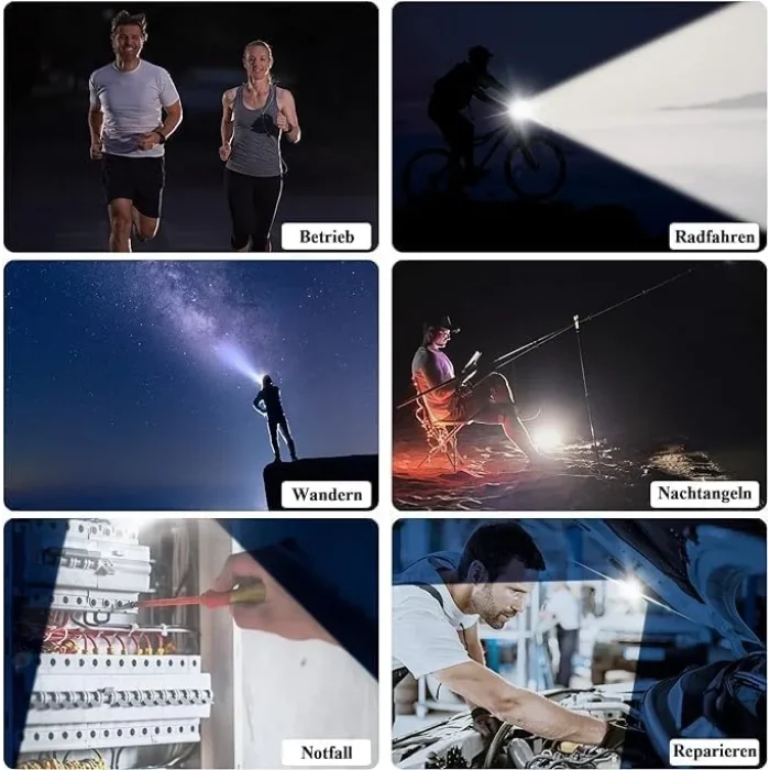 Mini Taşınabilir Led Çok Fonksiyonlu Fener