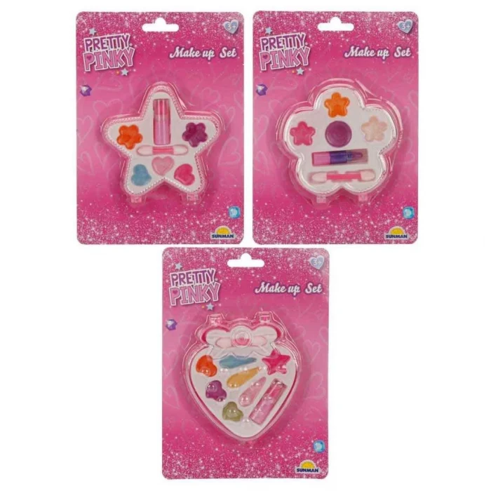2594 SUN-Makyaj Seti Sürülebilir - Yıldız/Çiçek/Kalp Şekilli