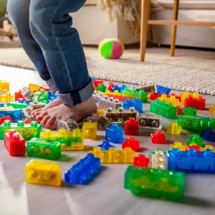 2in1 Jelly Blox Saklama Kutulu Blok Seti 30 Parça