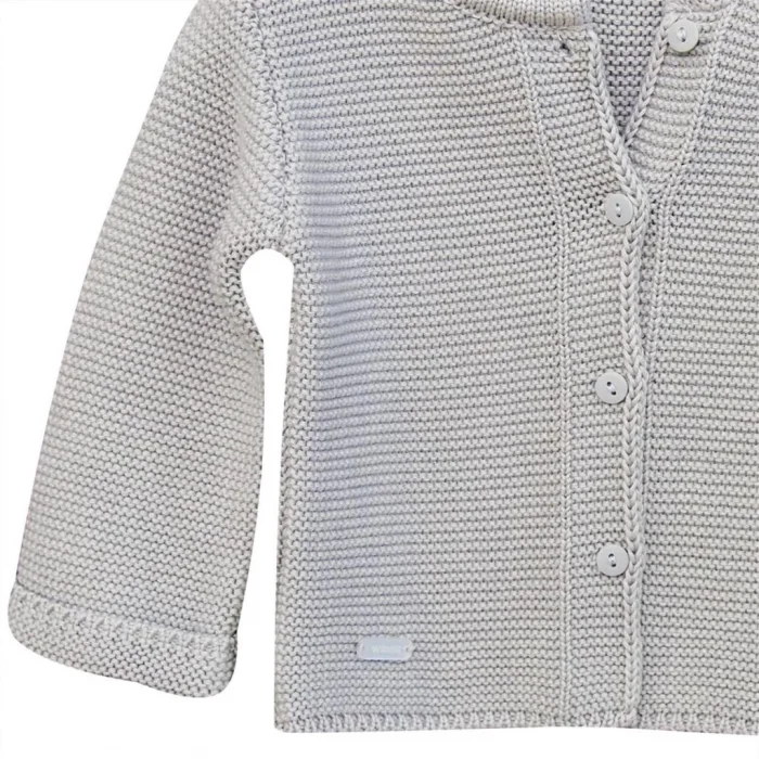 AC24333 Basic Bebe Ceket Grey Melange