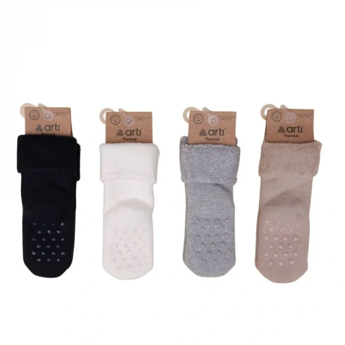 Artı Çaça Katlamalı Absli Erkek Bebek Havlu Soket Çorap K42259 ADET FİYATIDIR