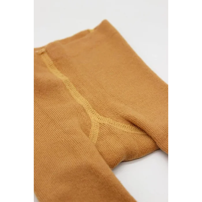 NessiWorld Tekli Kaymaz Mix Havlu Külotlu Çorap BS50501M Hardal