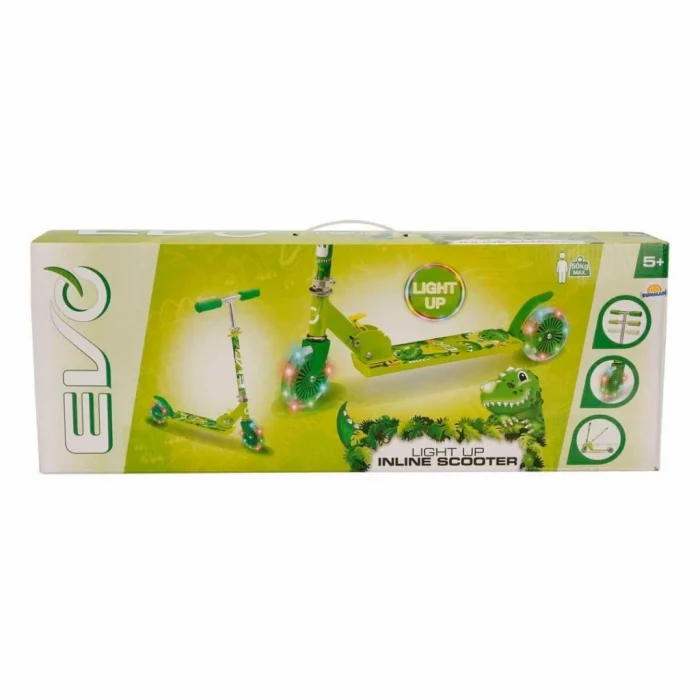 2 Tekerlekli Katlanabilir Dino Inline Işıklı Scooter