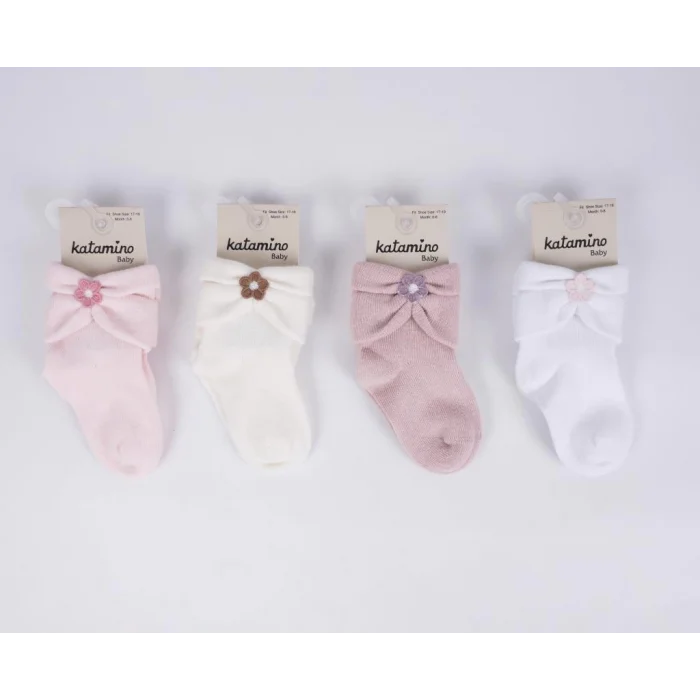 NessiWorld Marla Aks. Kız Bebek Soket Çorap K42258 (ADET FİYATIDIR)