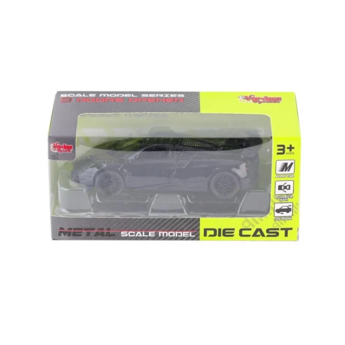 KM-36201A-Vardem Kutulu Çek Bırak 1:36 Metal Araba