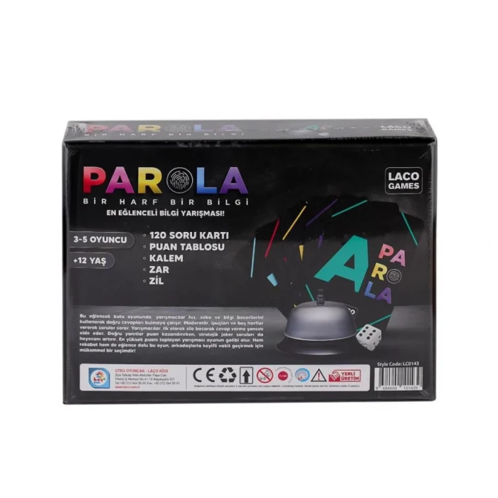 LC0143 Parola En Eğlenceli Bilgi Oyunu -
