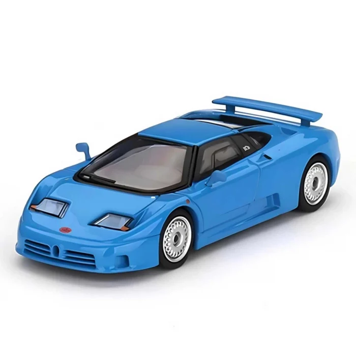 NessiWorld Gt 1:64 Bugatti EB110 GT Blue Bugatti