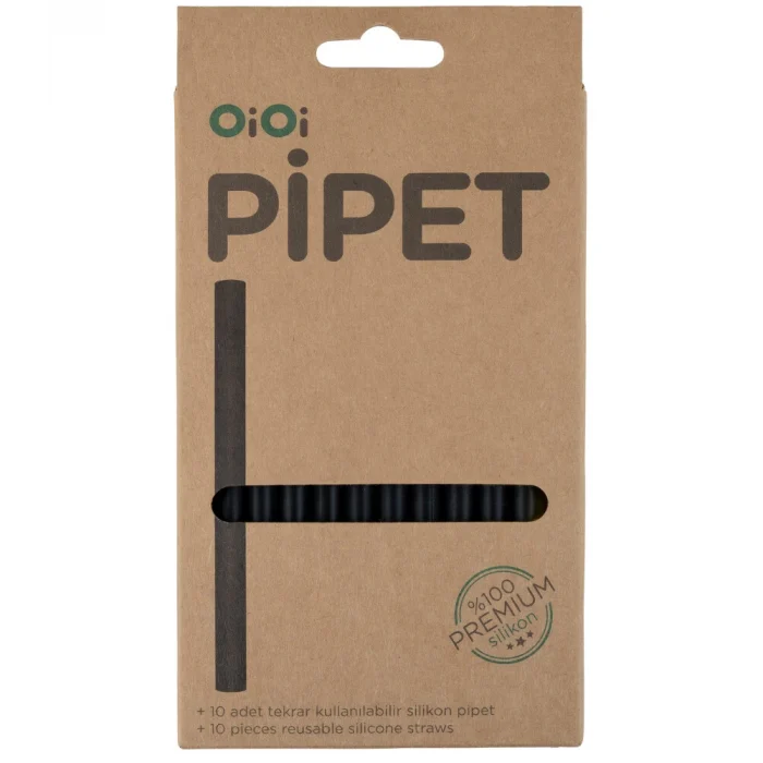 Silikon Pipet 10lu Bitter Black