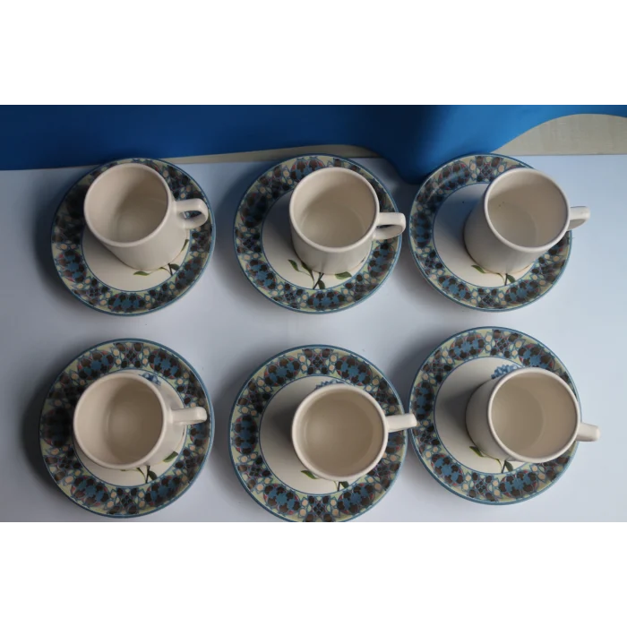 Nordic Dijital 6lı Kahve Takımı