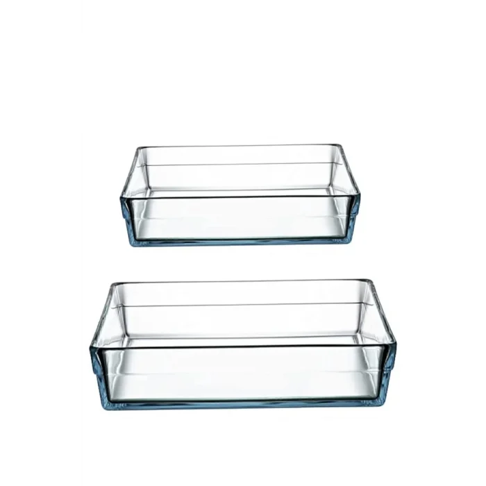 Paşabahçe 159129 Borcam Premium Kare Tepsi 2li Set