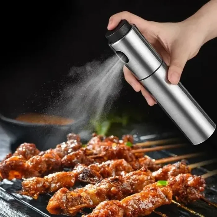 Paslanmaz Çelik Gövdeli Sprey Yağlık