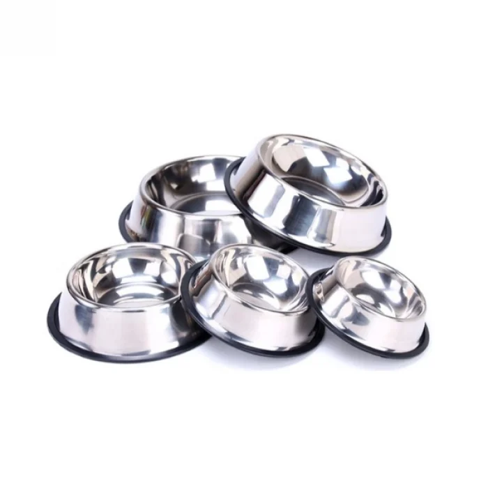 Paslanmaz Çelik Metal Mama Kabı 34 cm.