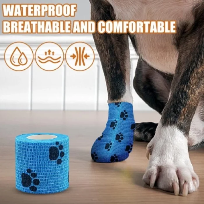 Pati Desenli Kendinden Yapışkanlı Bandajı