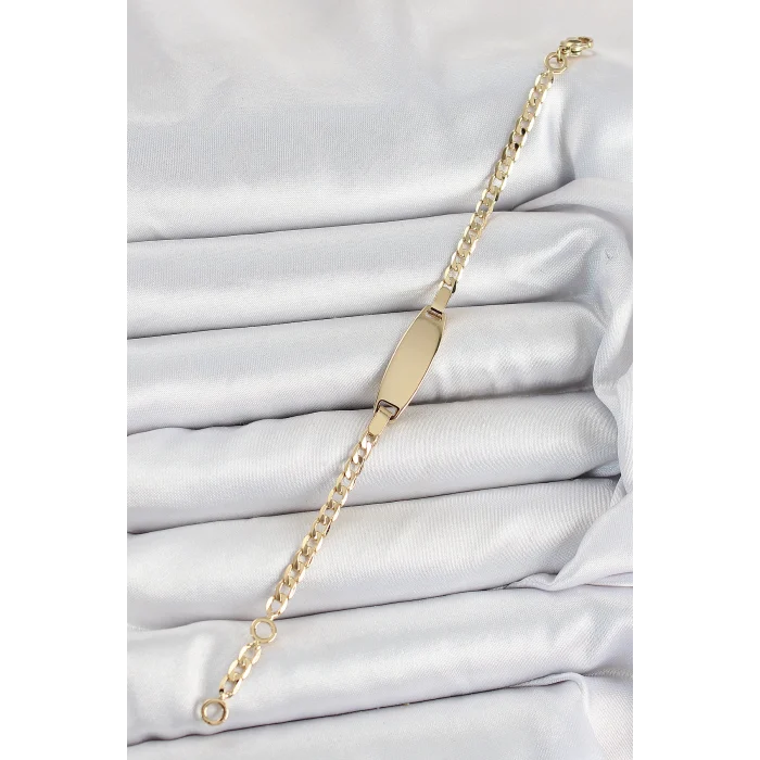 Pirinç Oval Model Gold Renk Xuping Bebek Künyesi