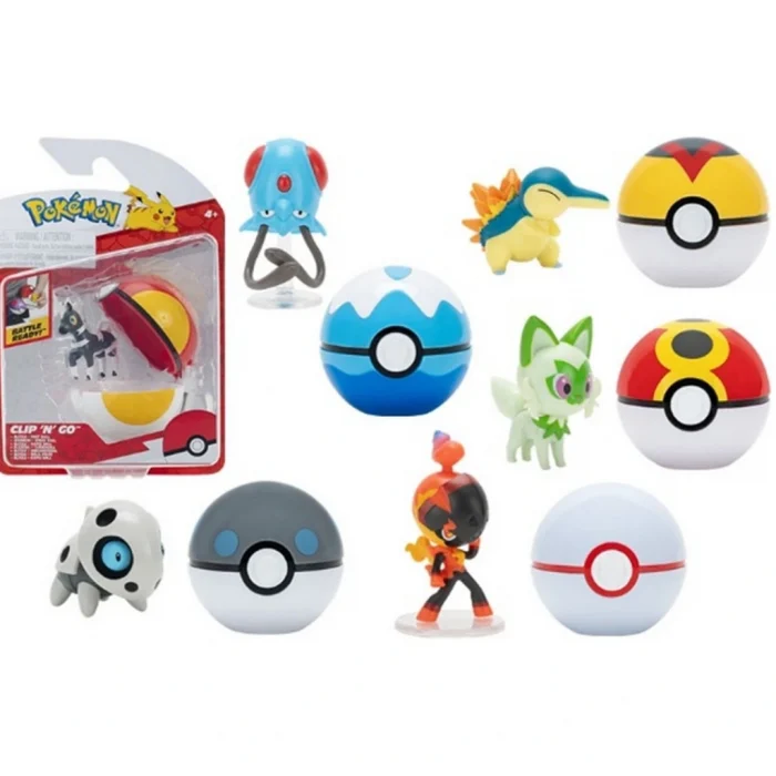 Pokemon Clip N Go Asorti