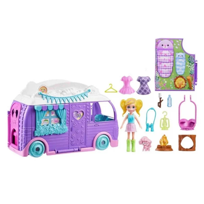 Polly Pocket Eğlenceli Karavan Oyun Seti