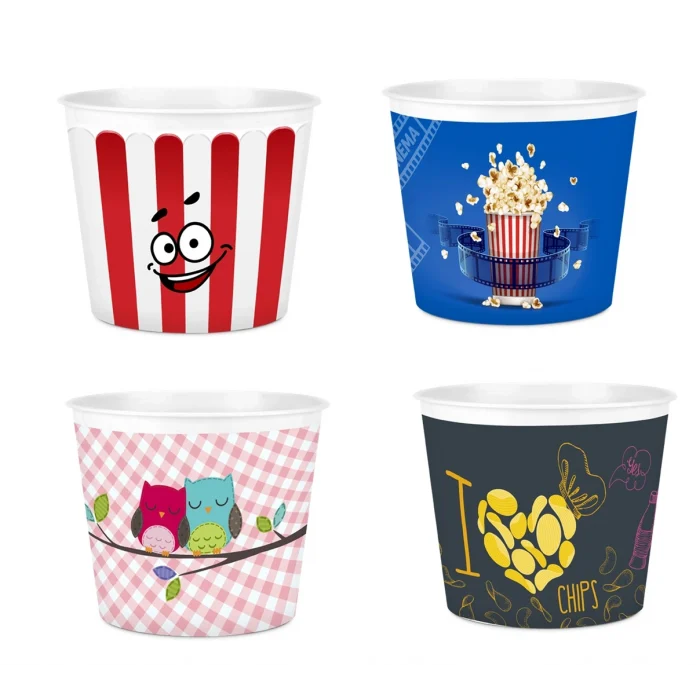 Popcorn Mısır Kovası Dekoratif - Dev Boy