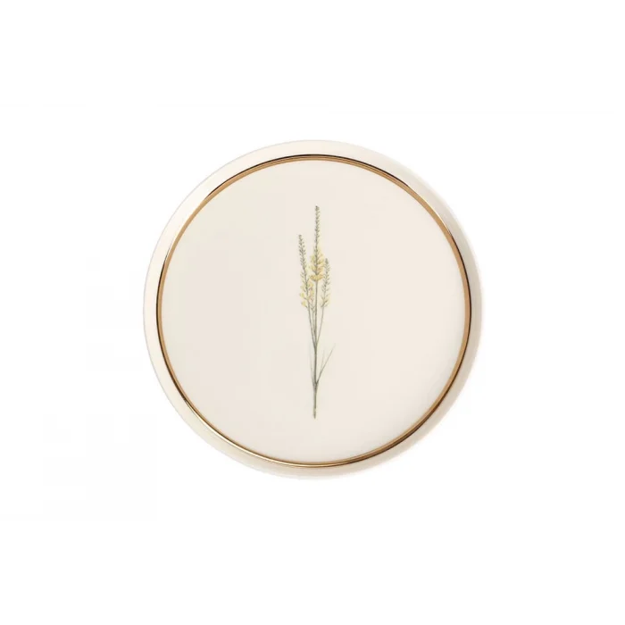 Porland Botanical Desen 2 Düz Tabak 21cm