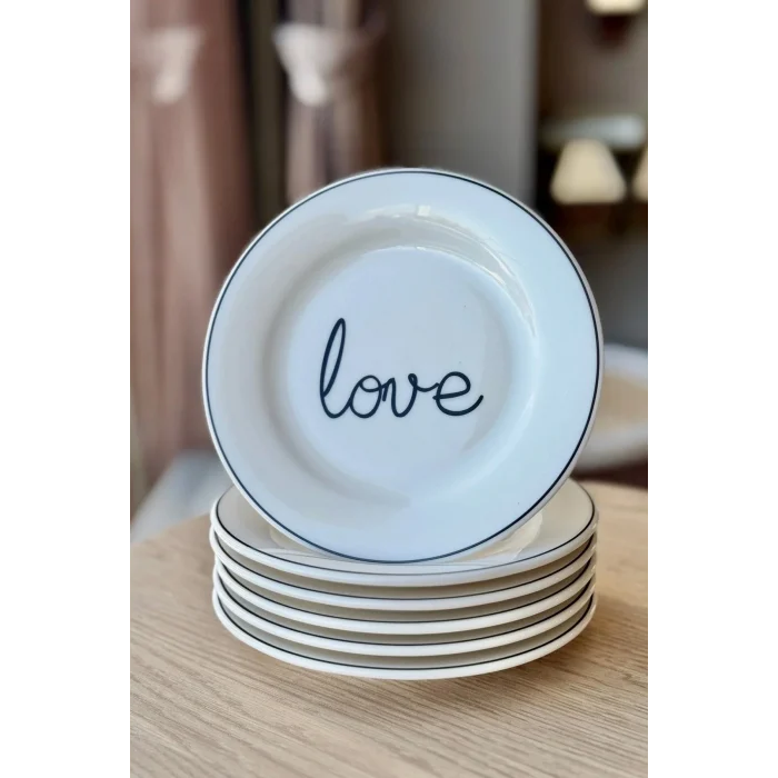 Porland Hope 6lı Düz Tabak 17 Cm