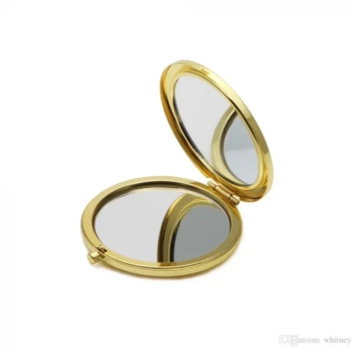 Promosyon Yuvarlak Cep Aynası Gold Renk