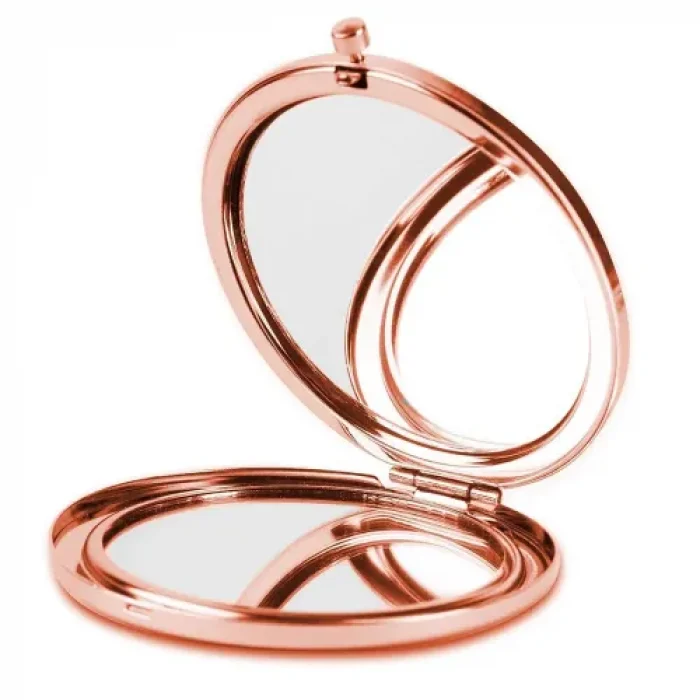 Promosyon Yuvarlak Cep Aynası Rose Renk