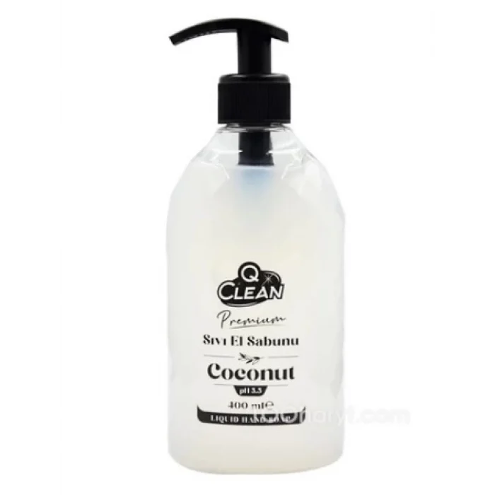 Q Clean Sıvı Sabun Coconut 400ml.