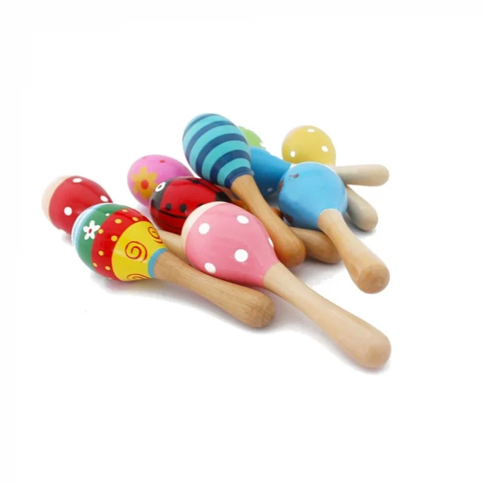 Renkli Ahşap Marakas