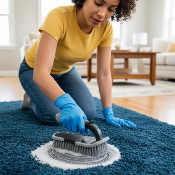 Saplı Halı, Koltuk Ve Araç Temizlik Fırçası – Çok Amaçlı İç &amp; Dış Oto, Ev Ve Ofis Kullanımı İçin Ergonomik Temizlik Aparatı