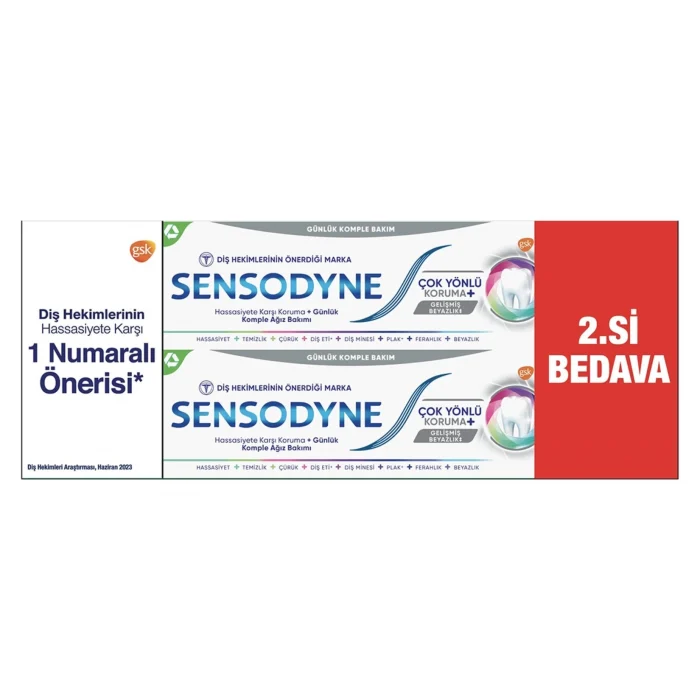Sensodyne Çok Yönlü Koruma 50+50 ml Diş Macunu