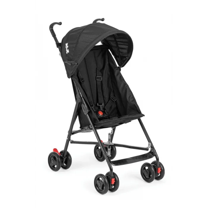Simple Pratik Baston Bebek Arabası Siyah
