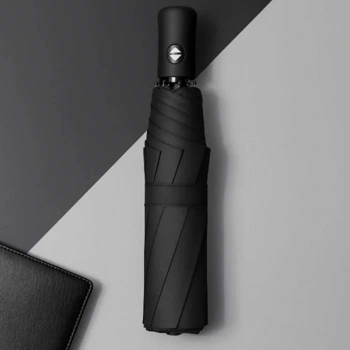 Siyah Kılıflı Otomatik Kompakt Şemsiye