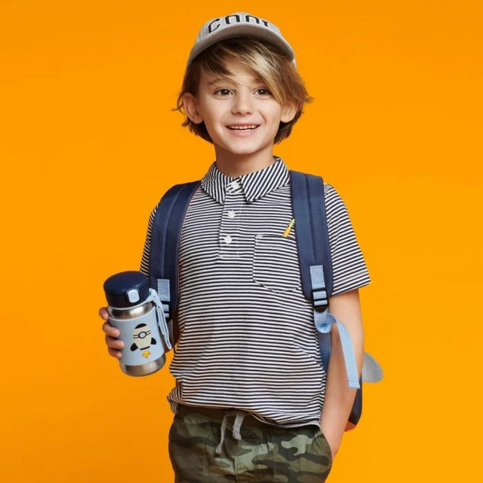 Skip Hop Zoo Pipetli Paslanmaz Çelik Suluk 350 ml Roket