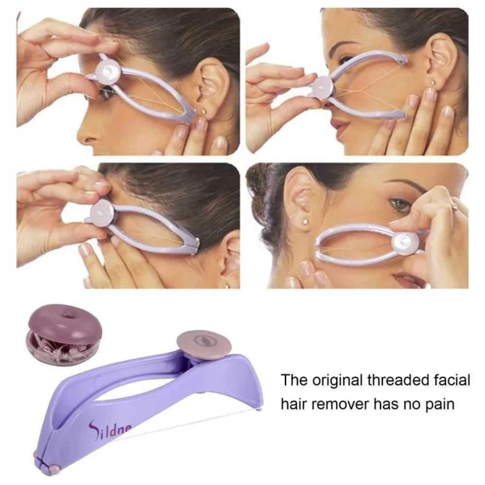 Slique İple Yüz Tüy Alma Aleti Kaş Kıl Alıcı Epilatör