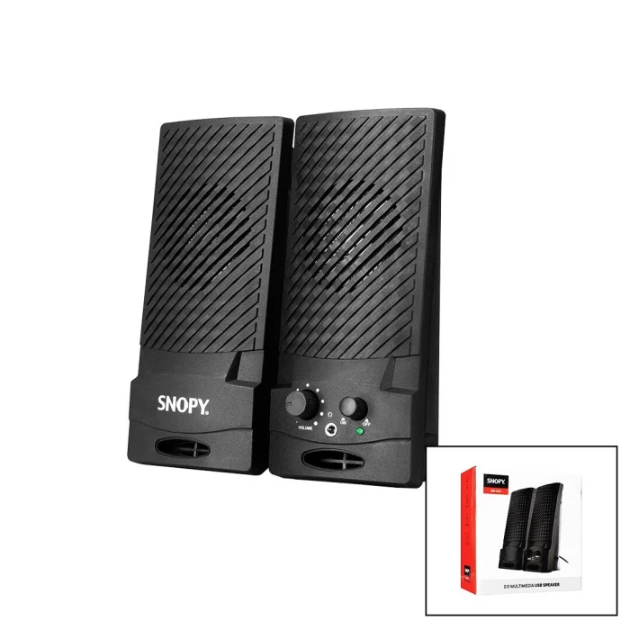 Snopy Sn-510 Usb 2.0 Multimedya 1+1 Hoparlör Speaker Set 4w