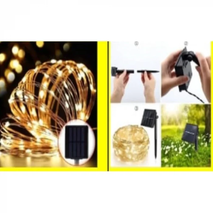 Solar Peri Led 20m 200 Led Gün Işığı