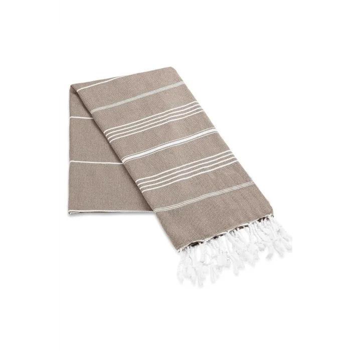 Summer Wind Soft &#37;100 Pamuk Peştemal 100x180 cm Kahve