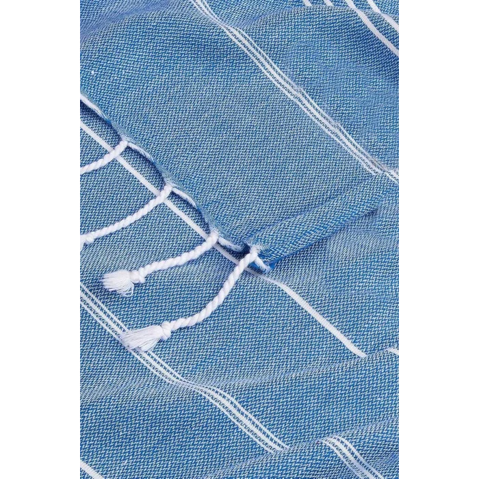 Summer Wind Soft &#37;100 Pamuk Peştemal 100x180 cm Mavi