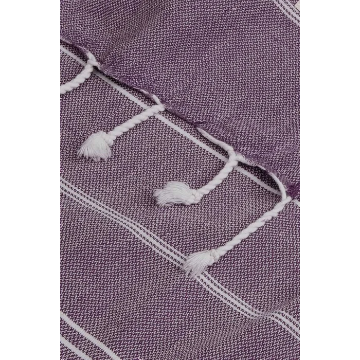 Summer Wind Soft &#37;100 Pamuk Peştemal 100x180 cm Mor